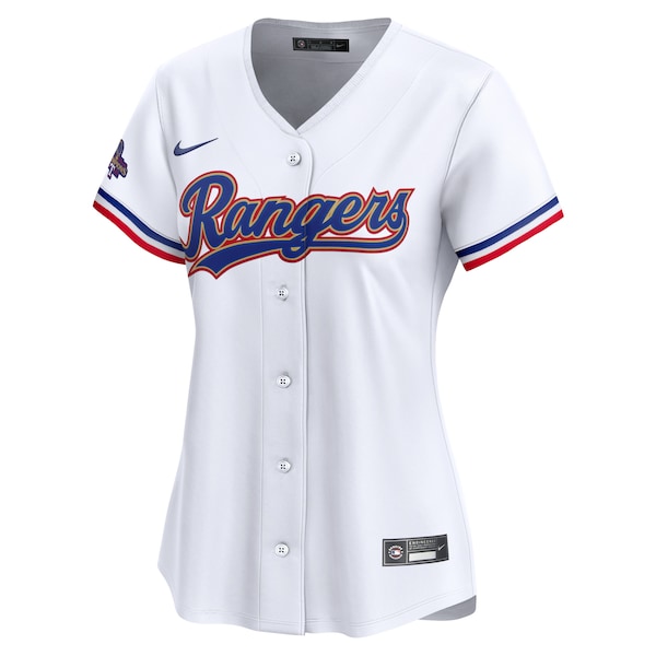 Evan Carter Texas Rangers Nike Women's 2024 Gold Collection Limited Player Jersey – White