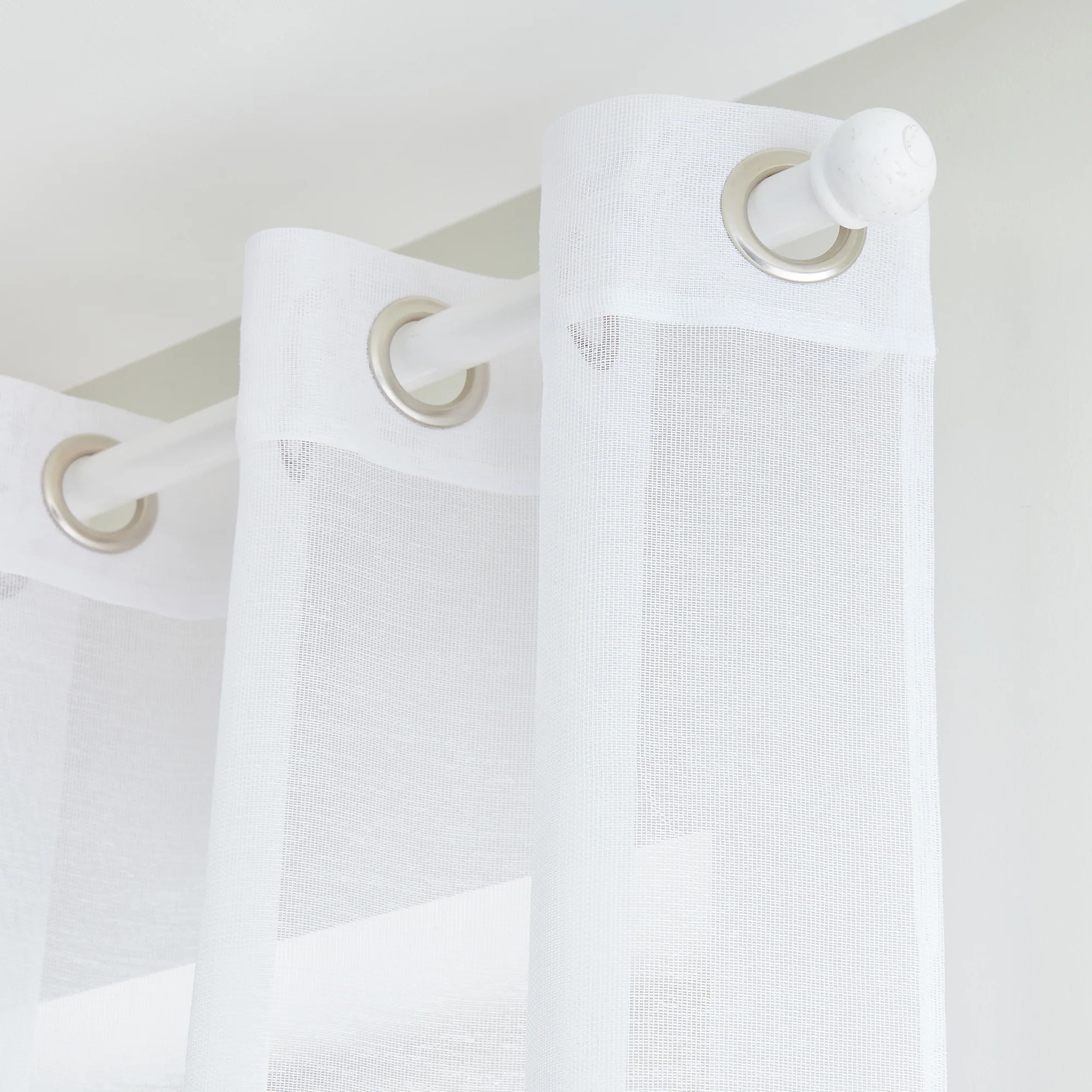 4MURS Voilage CANOAS coloris blanc 140 x 260 cm
