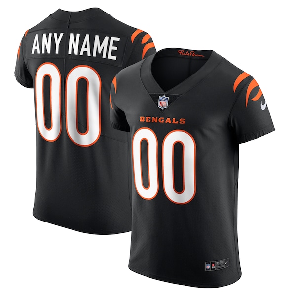 Cincinnati Bengals Nike Vapor Elite Custom Jersey - Black