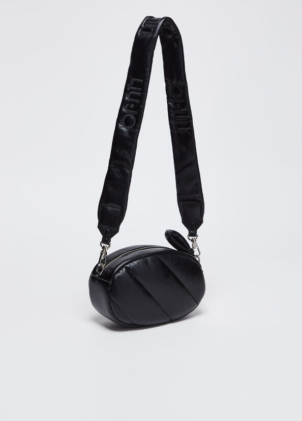 Borsa a tracolla media glossy matelass&eacute;