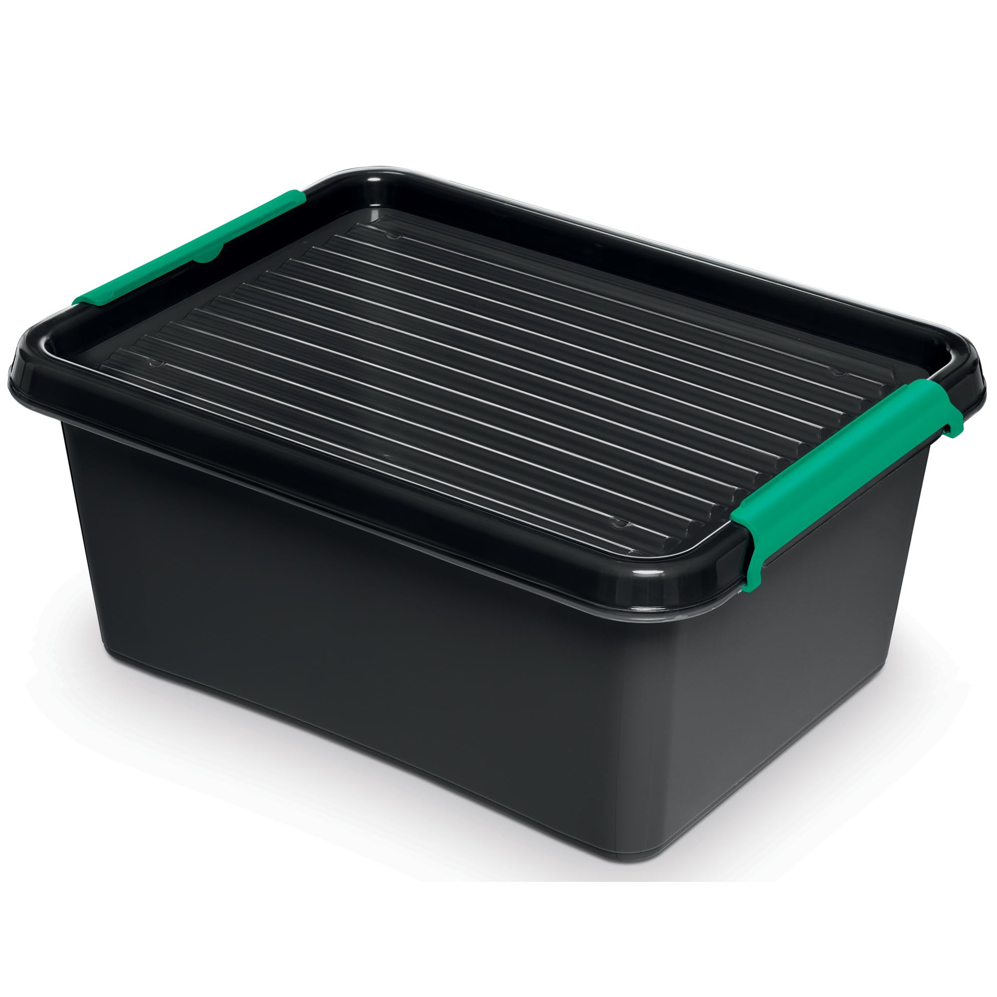 Pojemnik Pudło Plastikowe Z Pokrywą Eco Zamykane 12,5 L