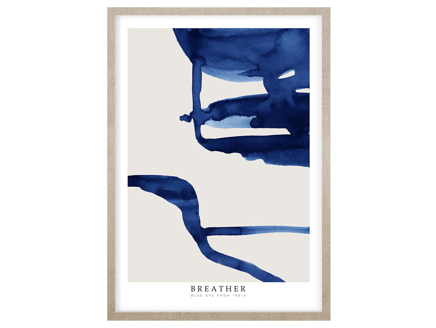 Obraz w ramie Cobalt Watercolour 53x73 cm
