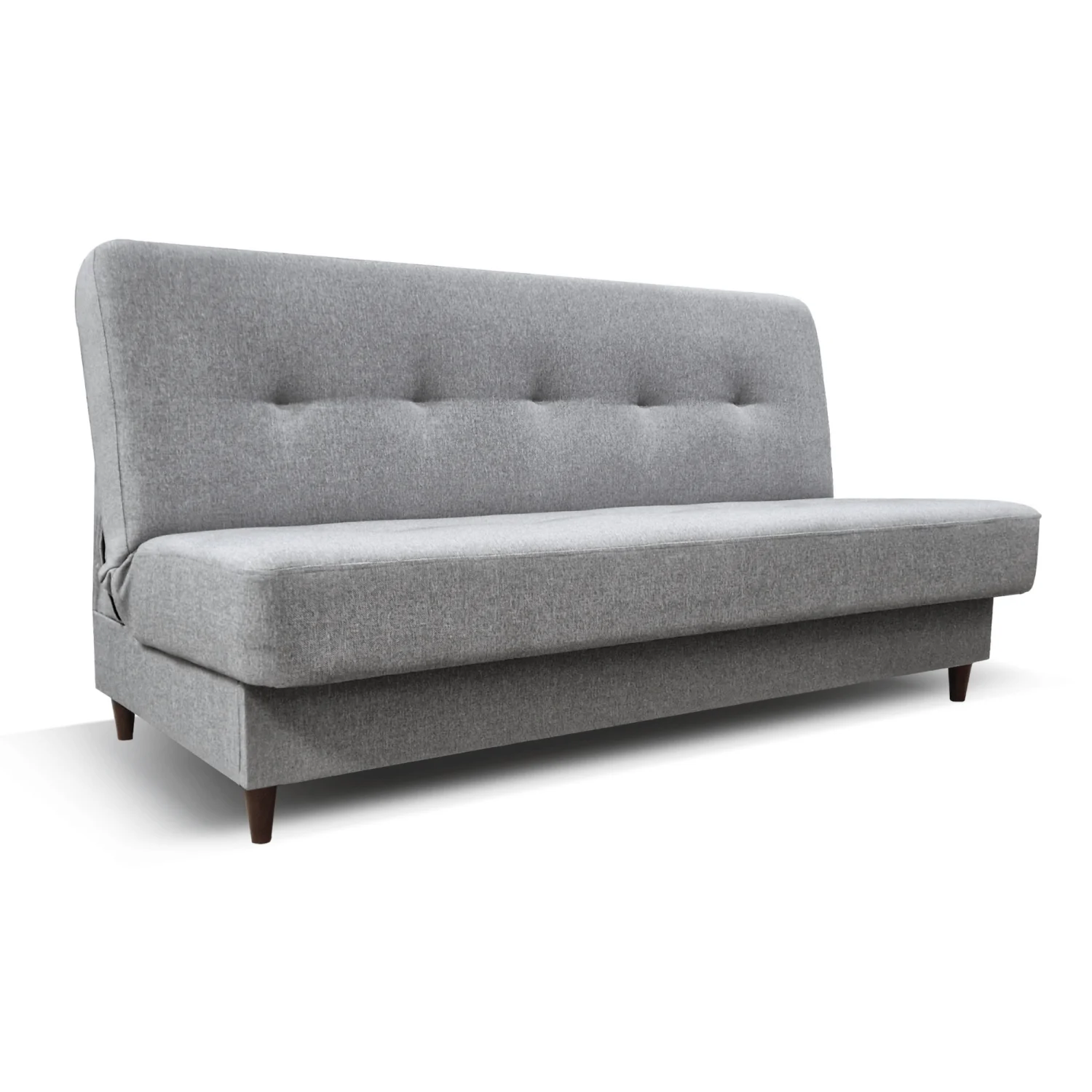 Wersalka Rozkładana Sofa Kanapa z Funkcją Spania Dwuosobowa Szara ARUBA 2
