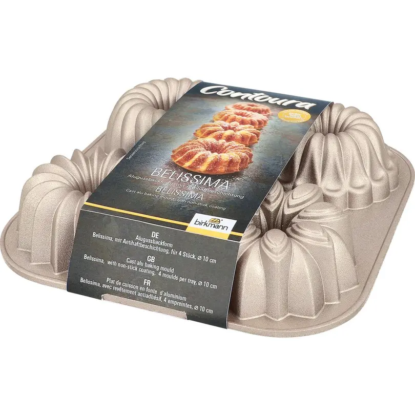 Gugelhupfform 4er-Set Contoura Belissima