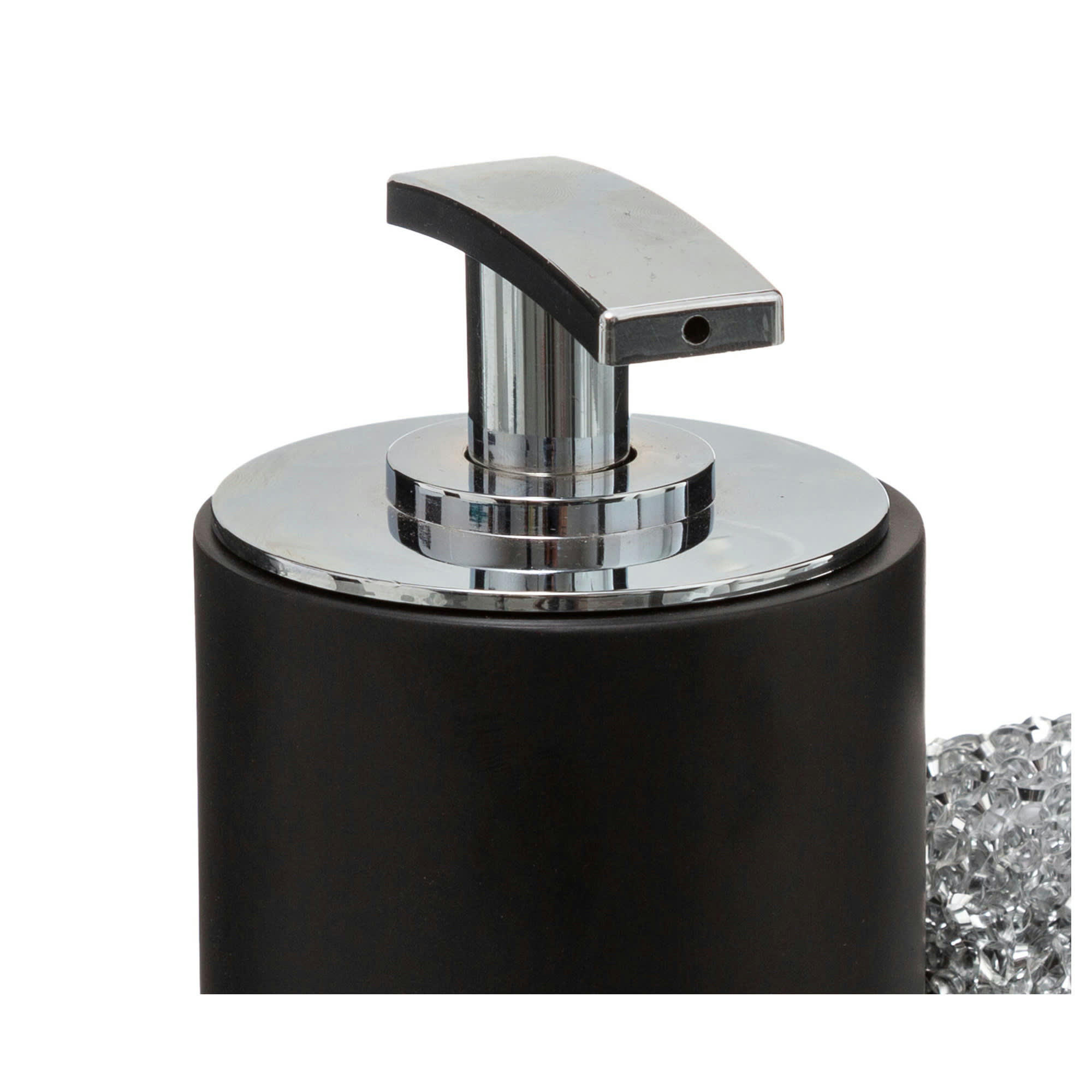 - Distributeur liquide vaisselle + éponge noir