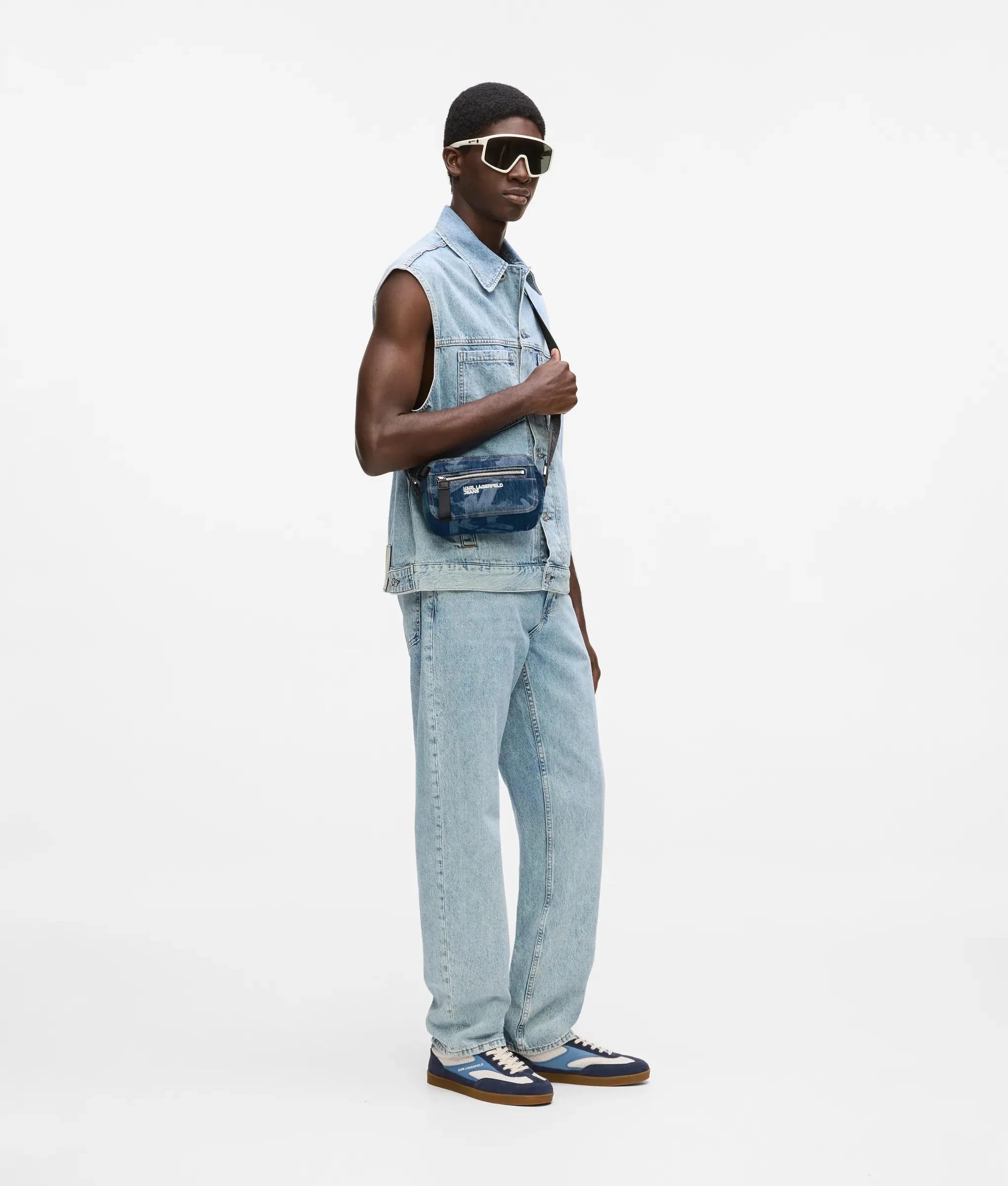 Sac caméra Monogram en denim