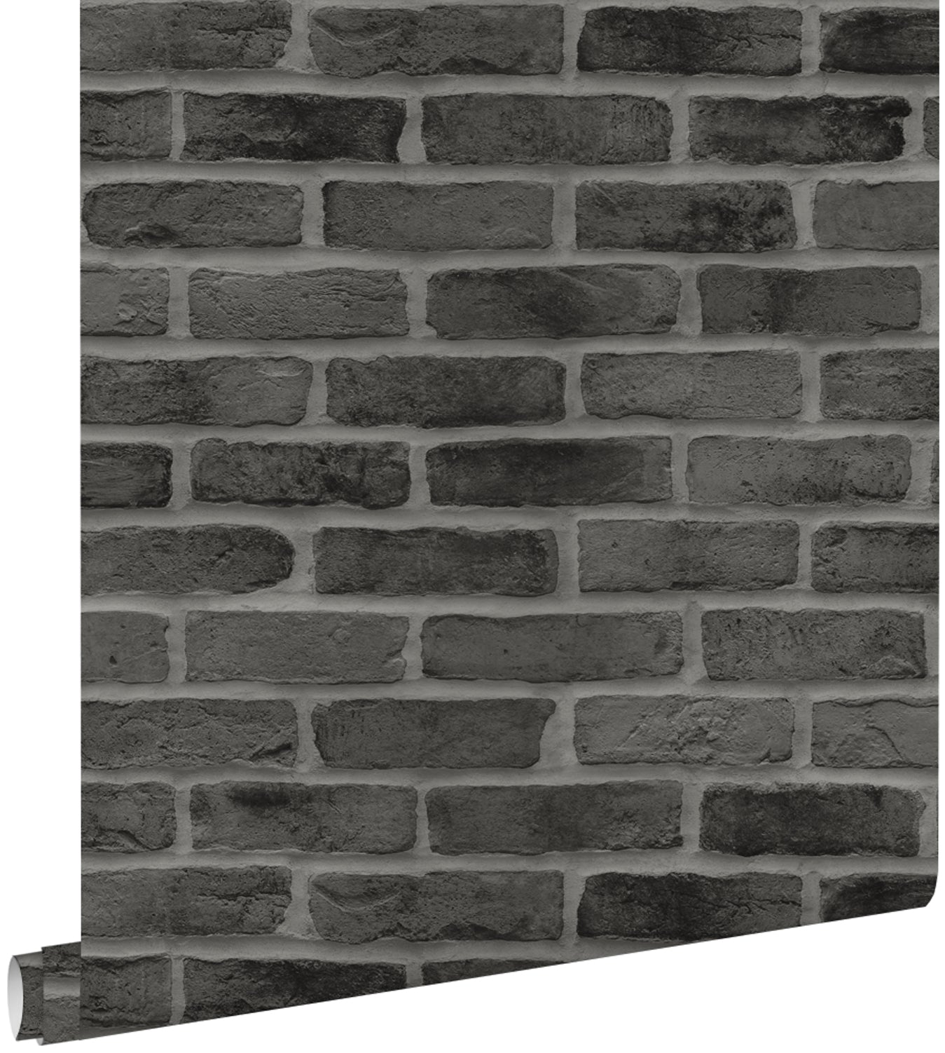 ESTAhome behang bakstenen zwart - 53 cm x 10.05 m - 139138