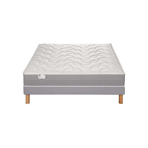 Matelas et sommier Simmons R-SW3 160 x 200 cm matelas 26 cm gris clair