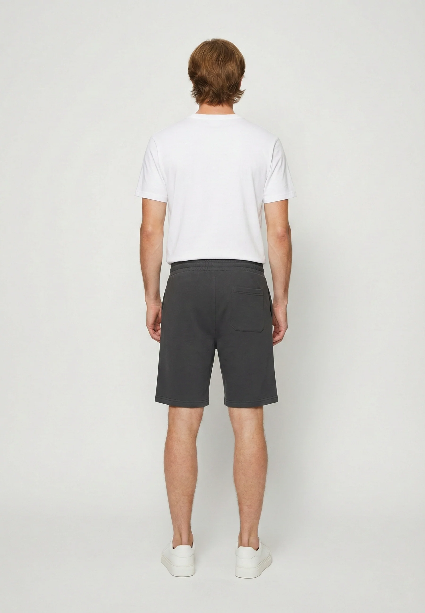 Short regular noir molleton coton polyester KYLIO
