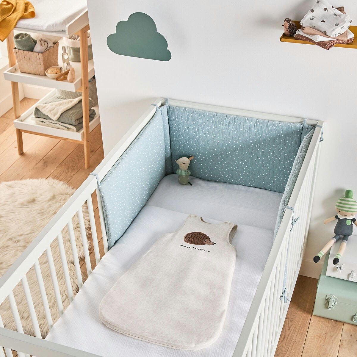 Lot de 4 langes en coton