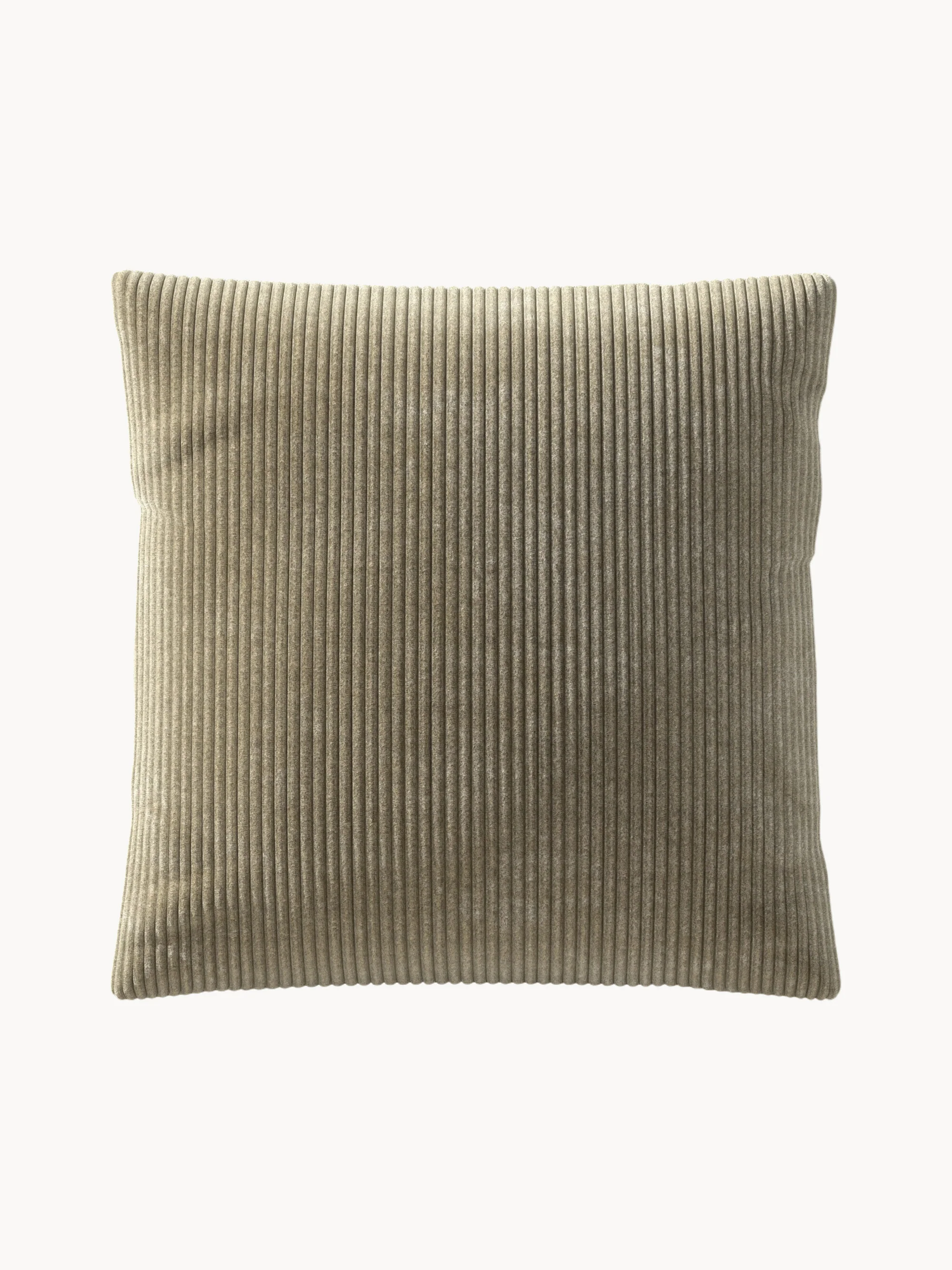 Großes Cord-Sofa-Kissen Vetsak, 60 x 60 cm