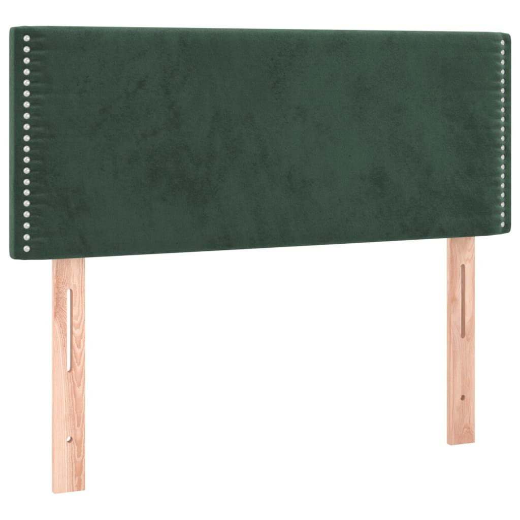Wezgłowie Zielony 80 cm Aksamit Low vidaXL