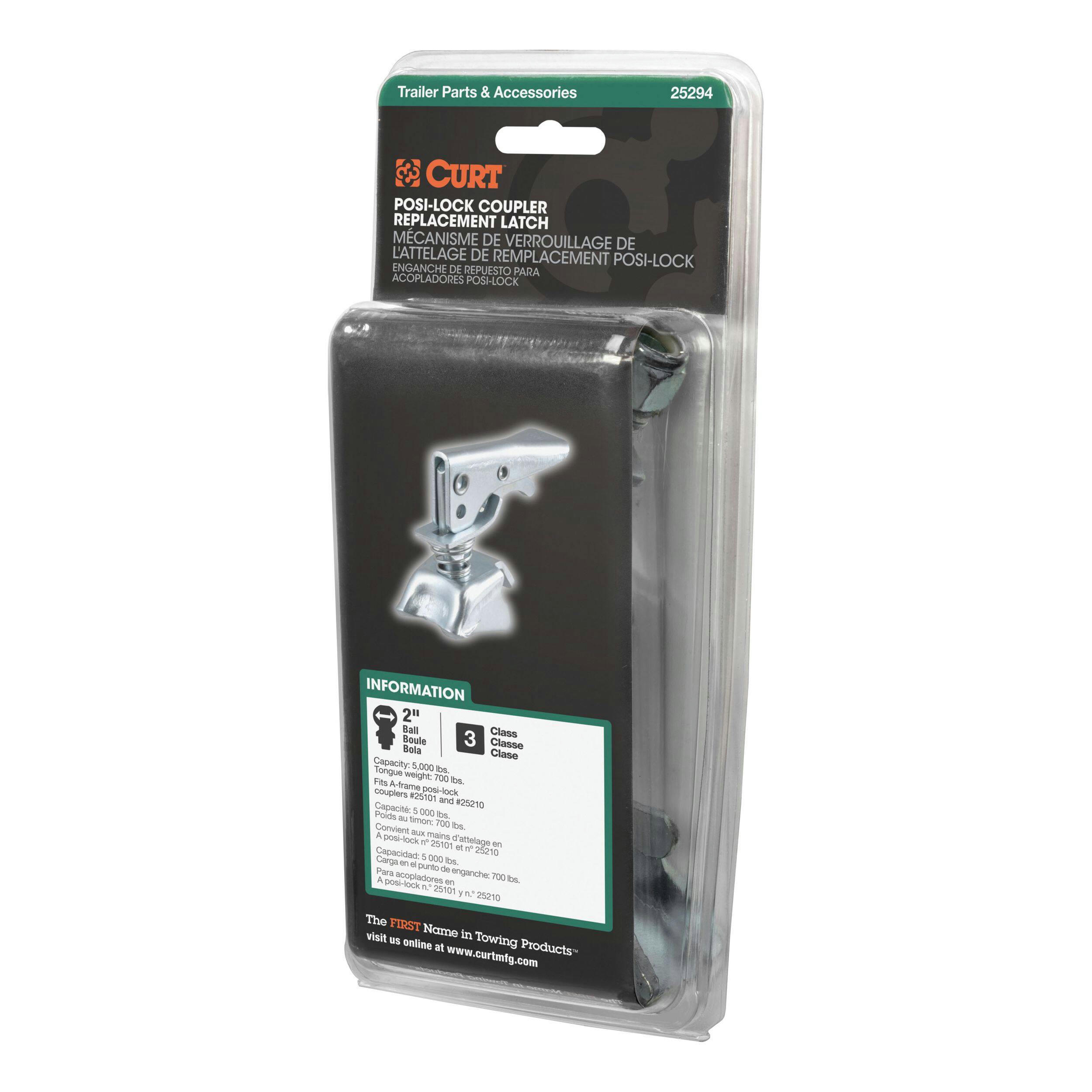 CURT Replacement 2-in Posi-Lock Coupler Latch for A-Frame Couplers