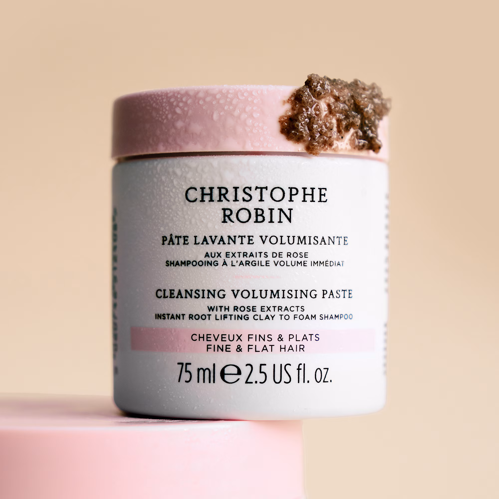 VOLUMEPâte lavante volumisante aux extraits de rose