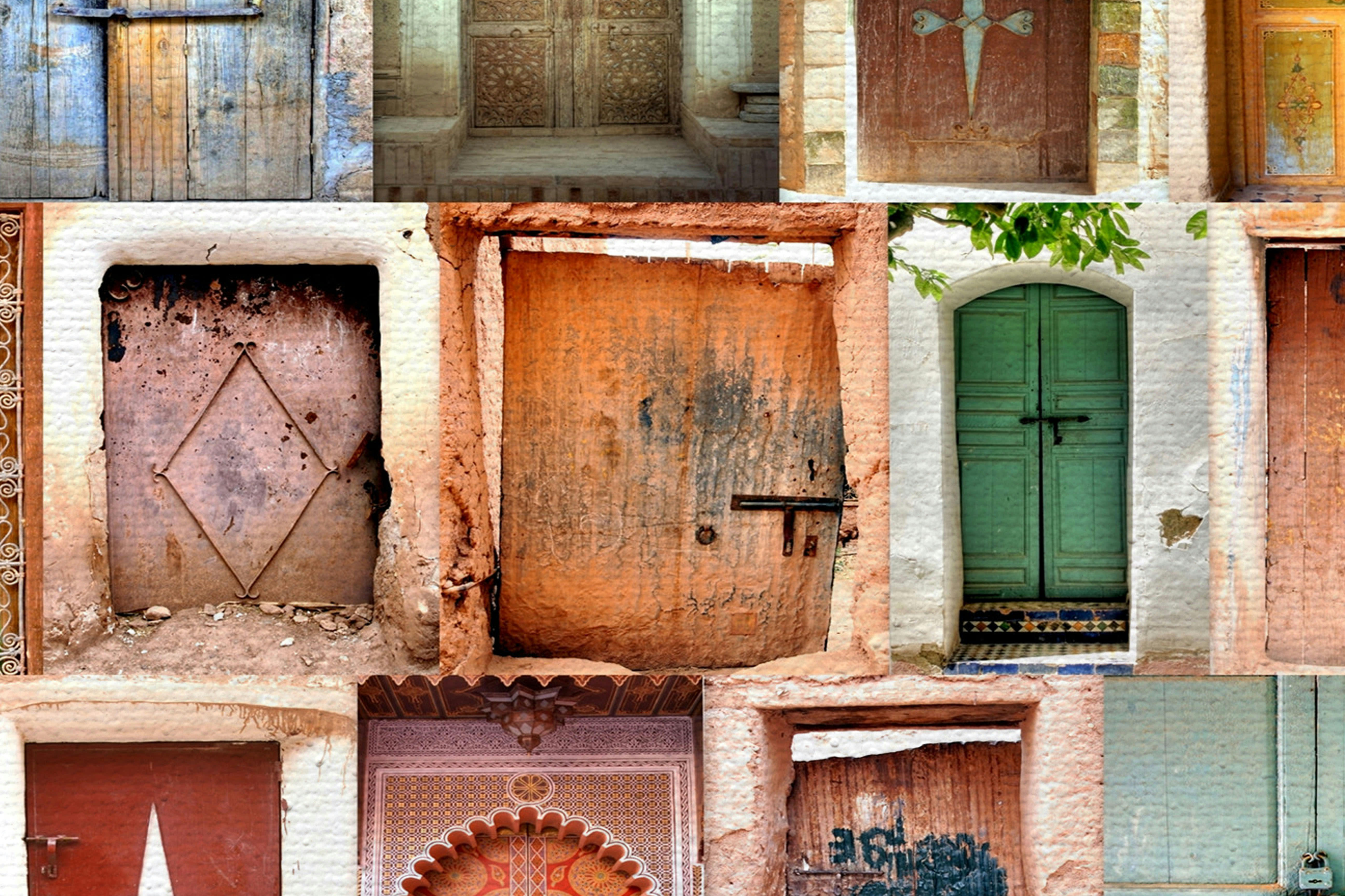 DOORS - Peinture sur toile 60x40 imprimé HD portes