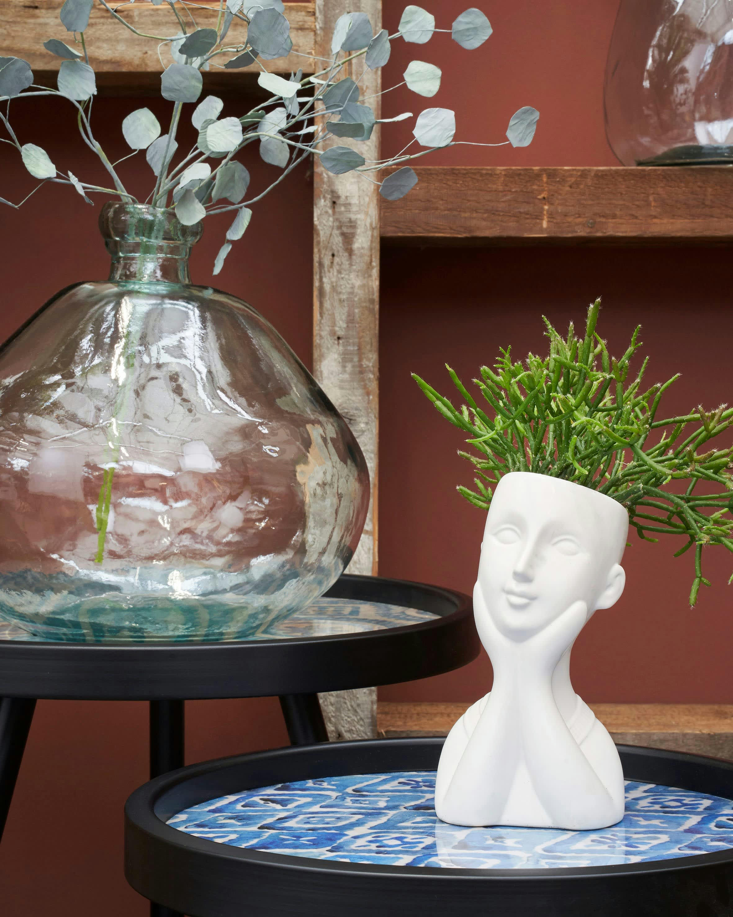 ORGANIC - Vase en verre recyclé H33