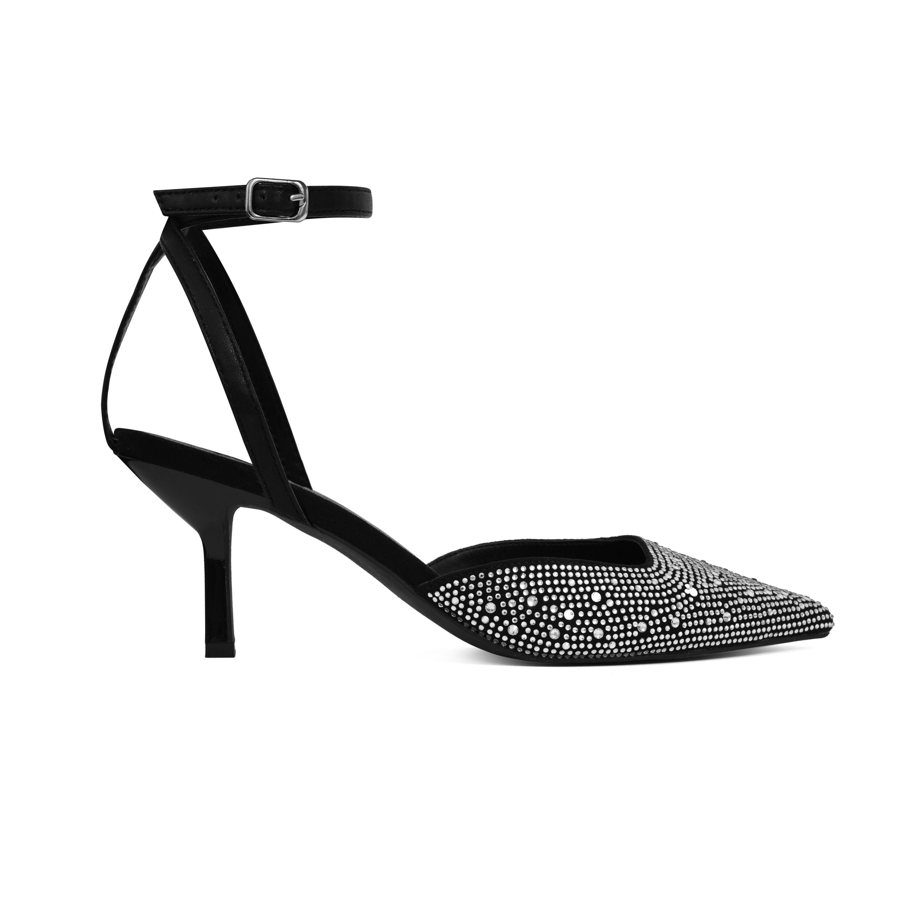 Finding Friday Embellished Low Kitten Heel