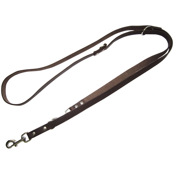 Hundeleine »Modern Art«, Größe: 240 cm, Leder, braun