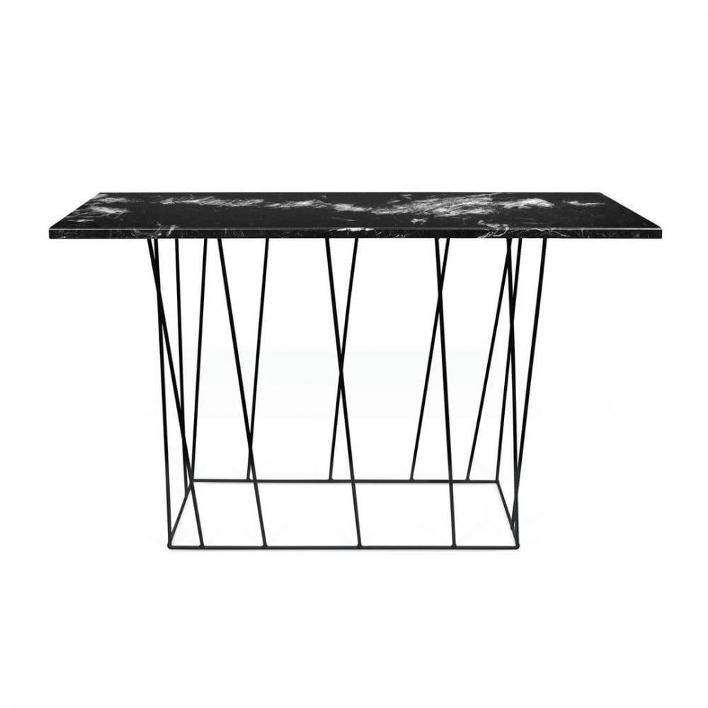 HELIX - Console  en marbre noir
