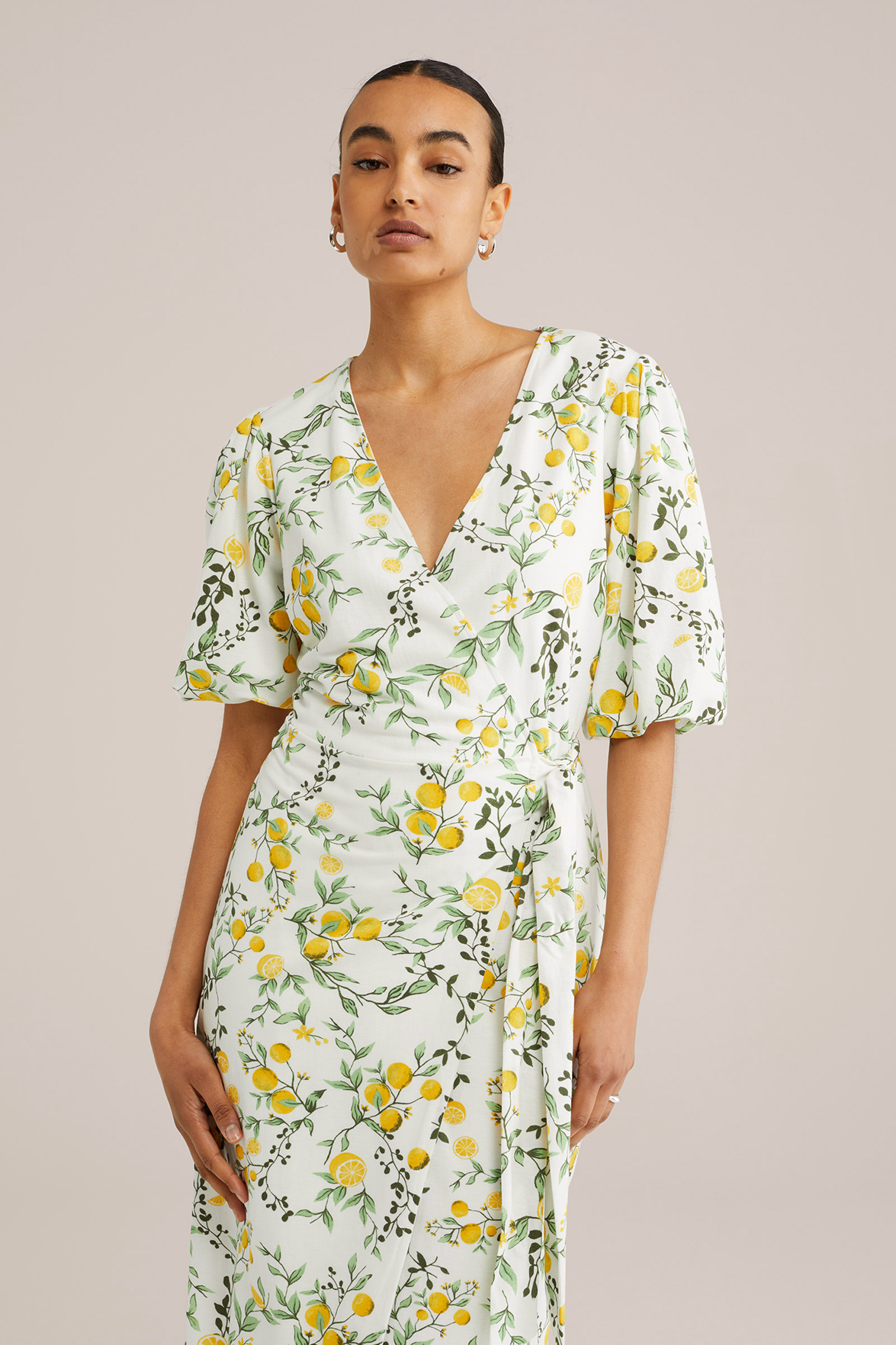 Dames Midi jurk met print