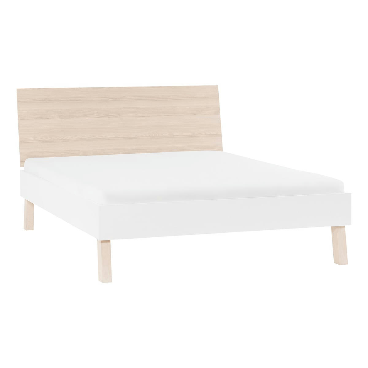 - Lit 180x200cm blanc