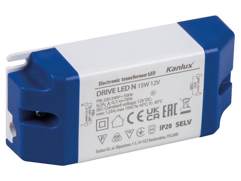 Zasilacz CV Drive LED N 12V biały