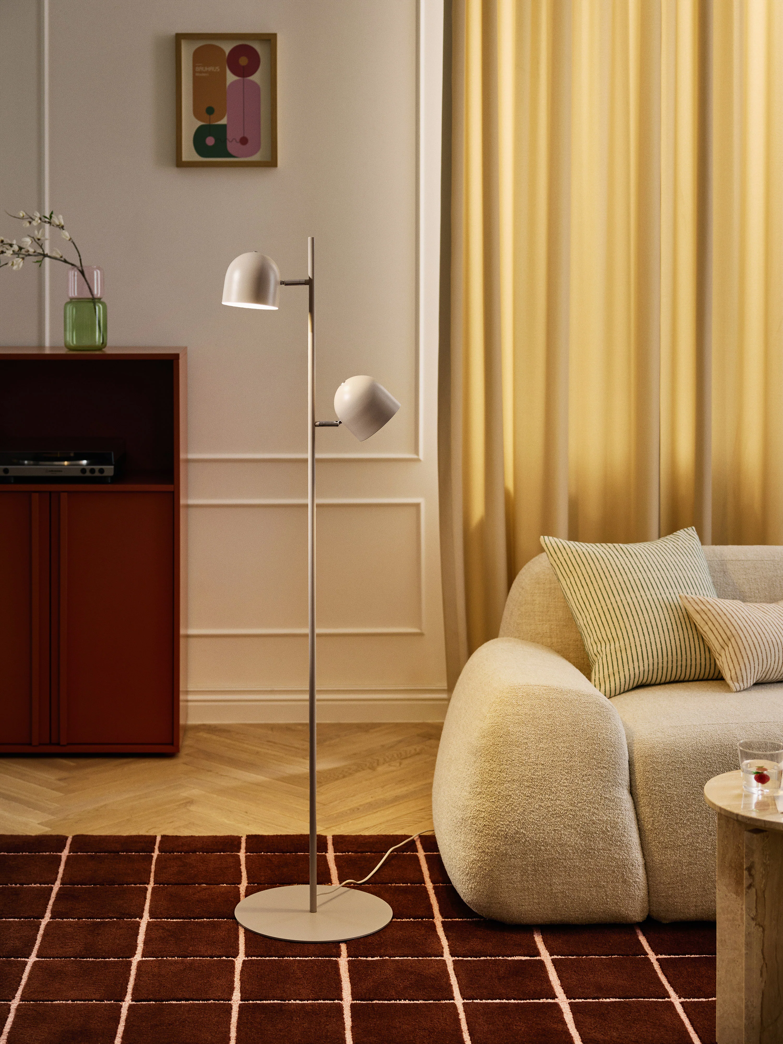 Metall-Stehlampe Almo