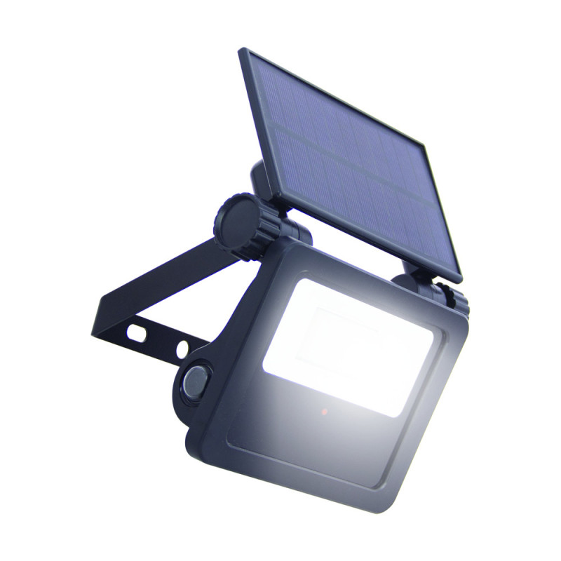 Projecteur LED solaire avec détecteur de mouvement noir 850 lm XANLITE