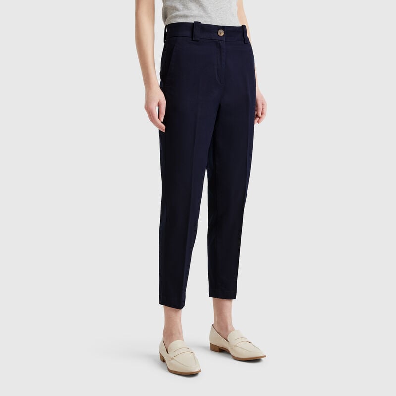 Slim fit trousers