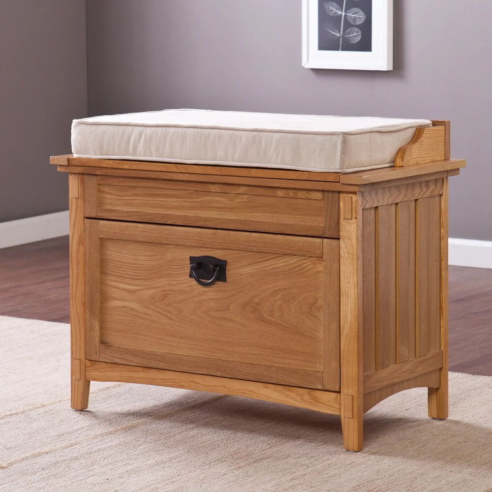 SEI Furniture Alma Storage Bench