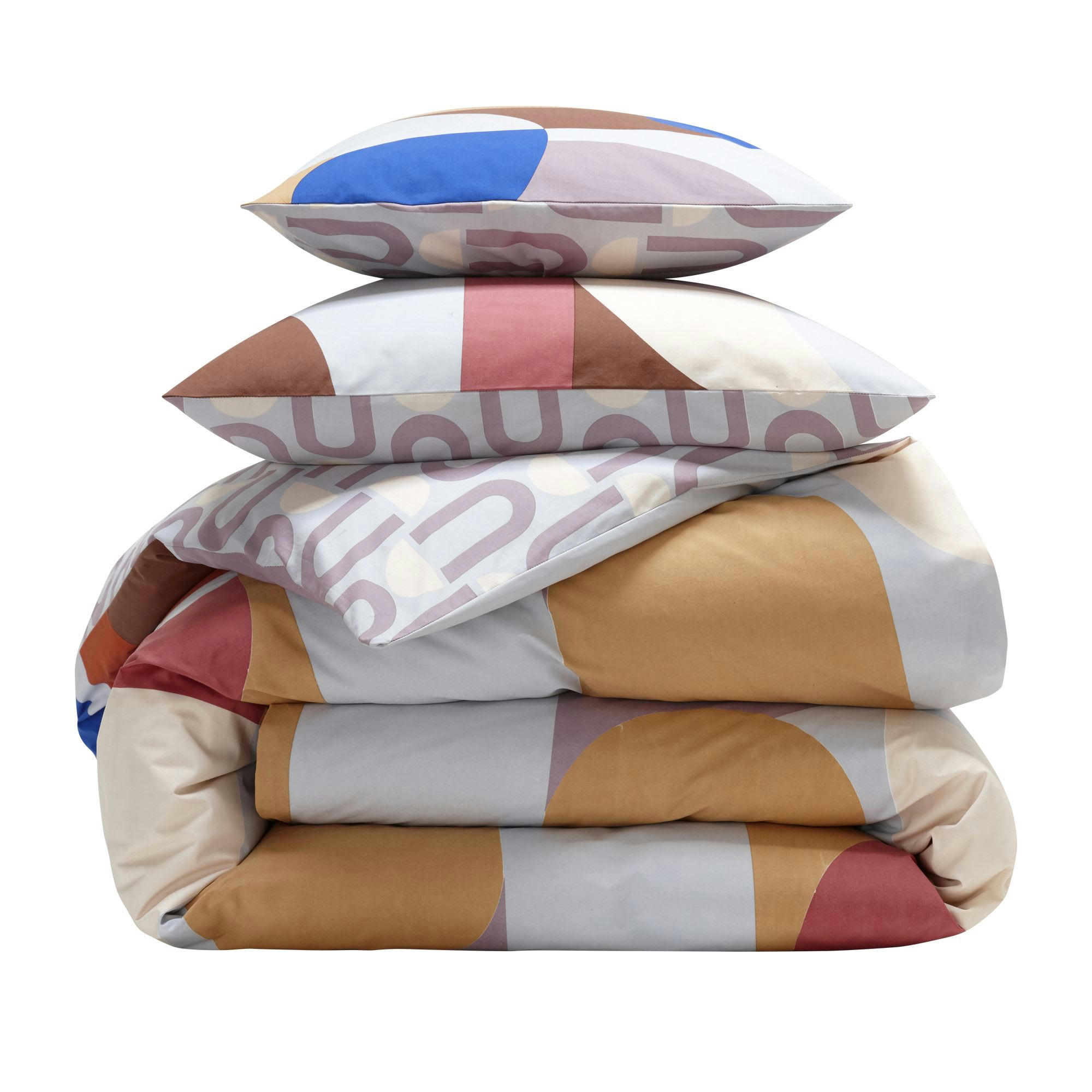 CAPSULES - Housse de couette 200x200 multicolore en coton