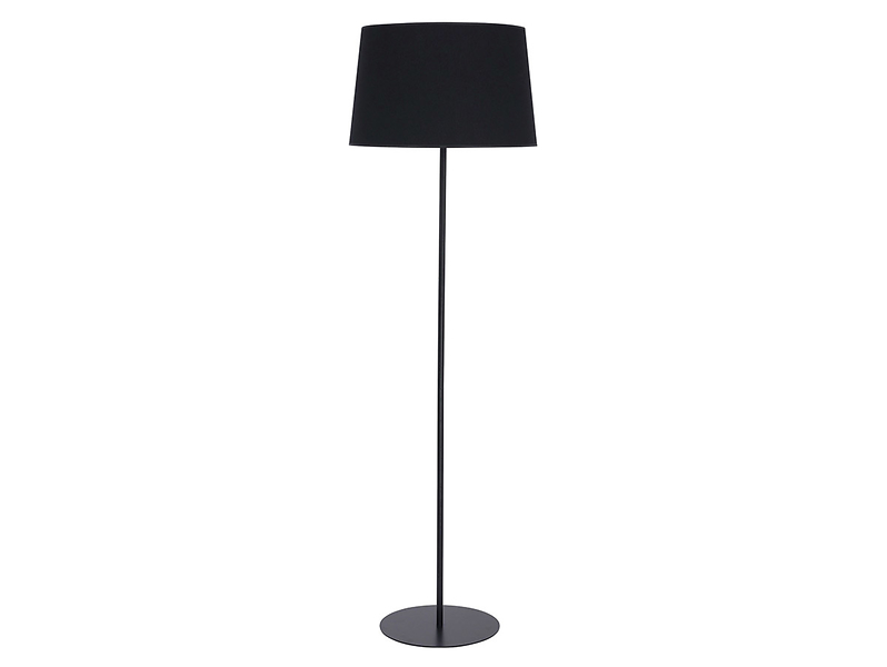 Lampa podłogowa Maja tkaninowa czarna