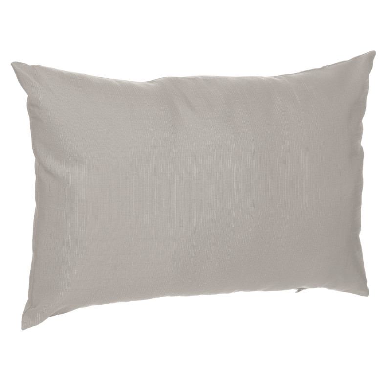 Coussin déperlant Koraï taupe 50 x 30 cm