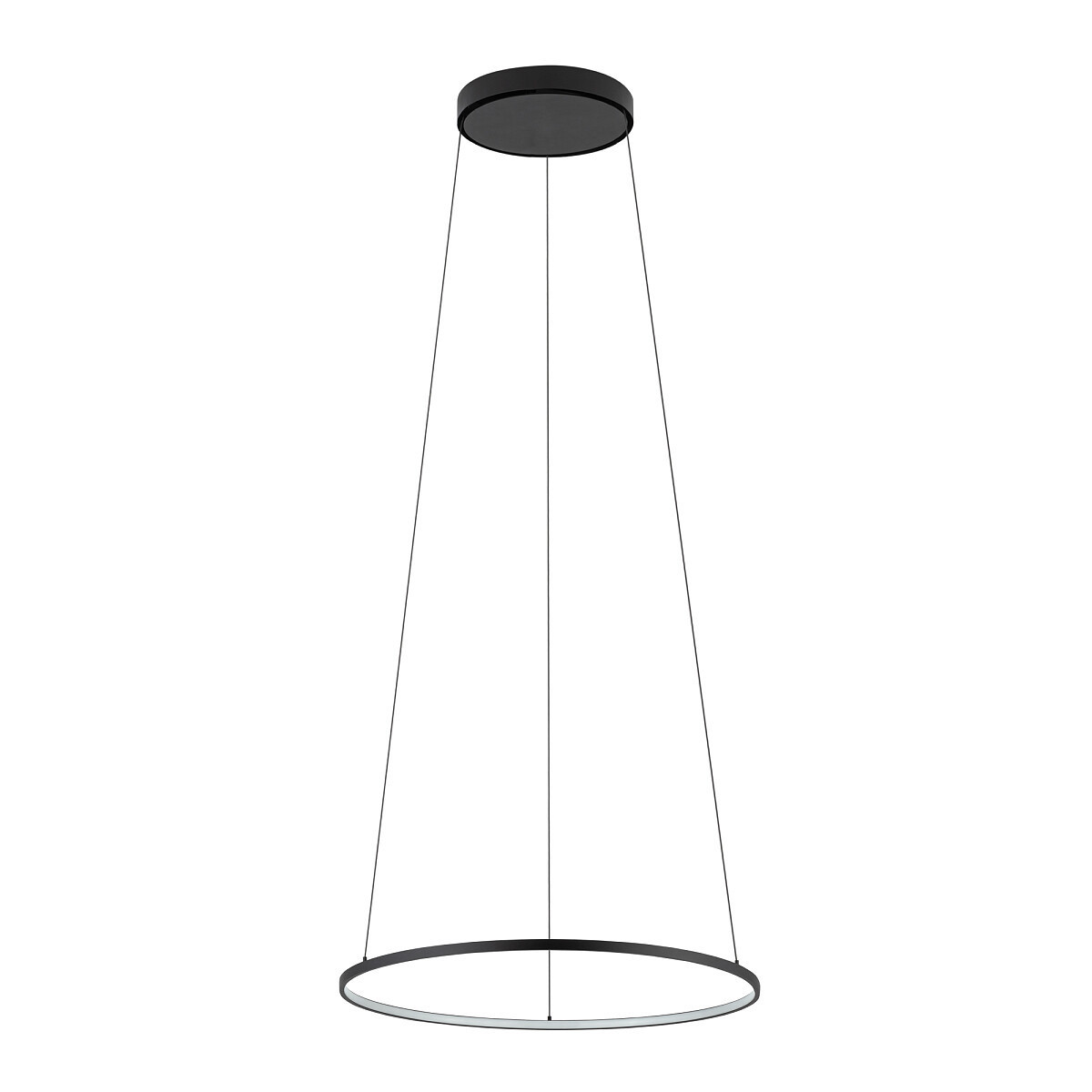 Lampa wisząca CIRCOLO LED czarna LED 1x18W Ciepła biel 560lm Nowodvorski