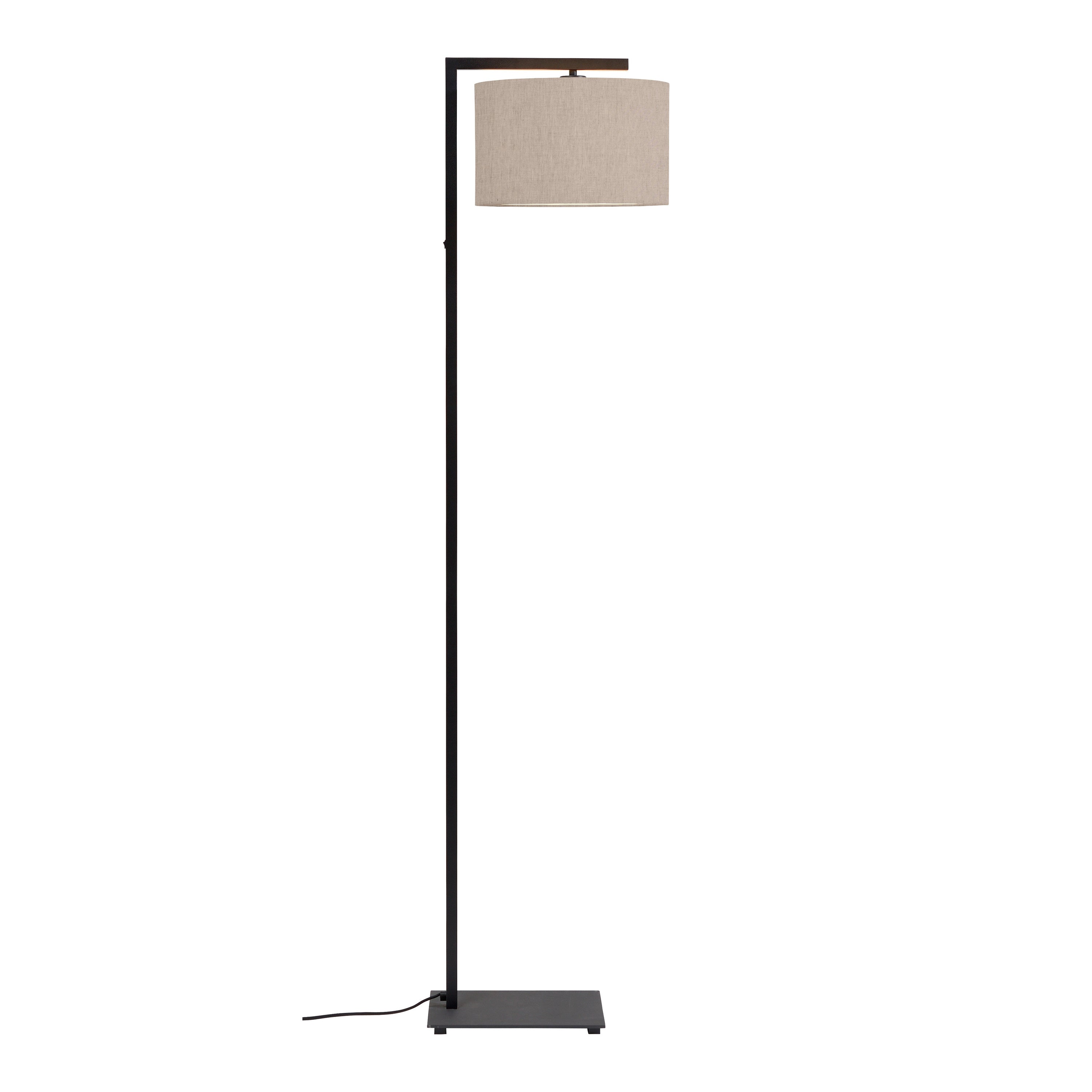it's about RoMi Boston Vloerlamp Ø 32 cm - Zwart / Beige