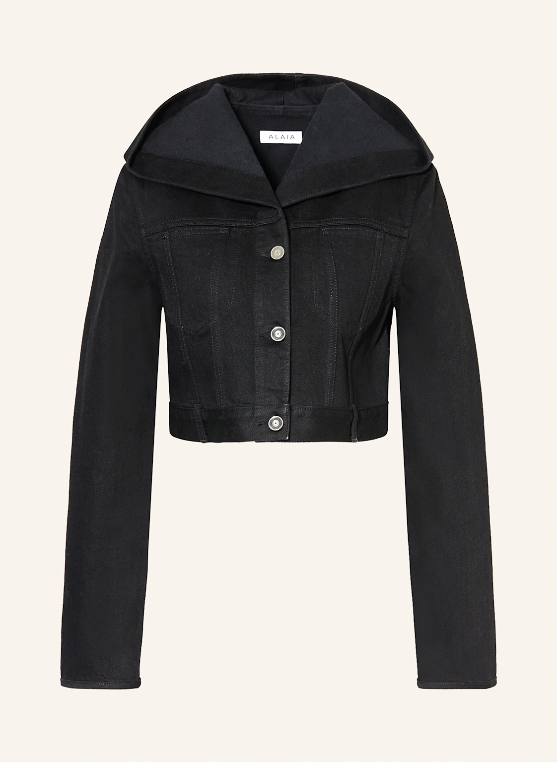 ALAÏA Cropped-Jeansjacke
