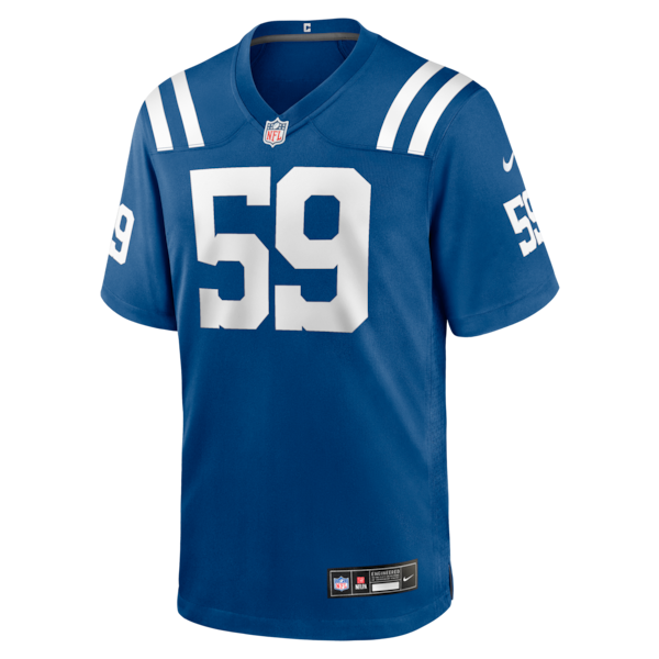Buddy Johnson Indianapolis Colts Nike Team Game Jersey -  Royal
