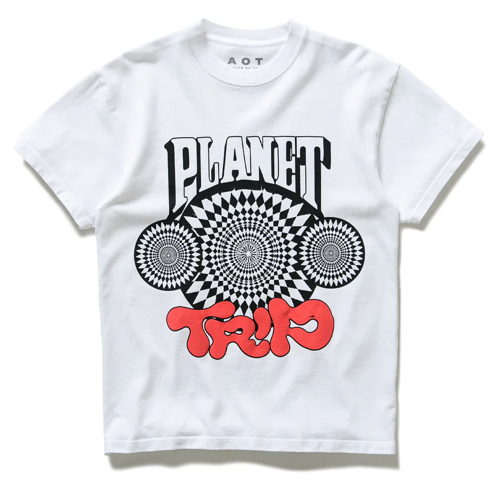 Always On Tour Planet Trip Tee - White