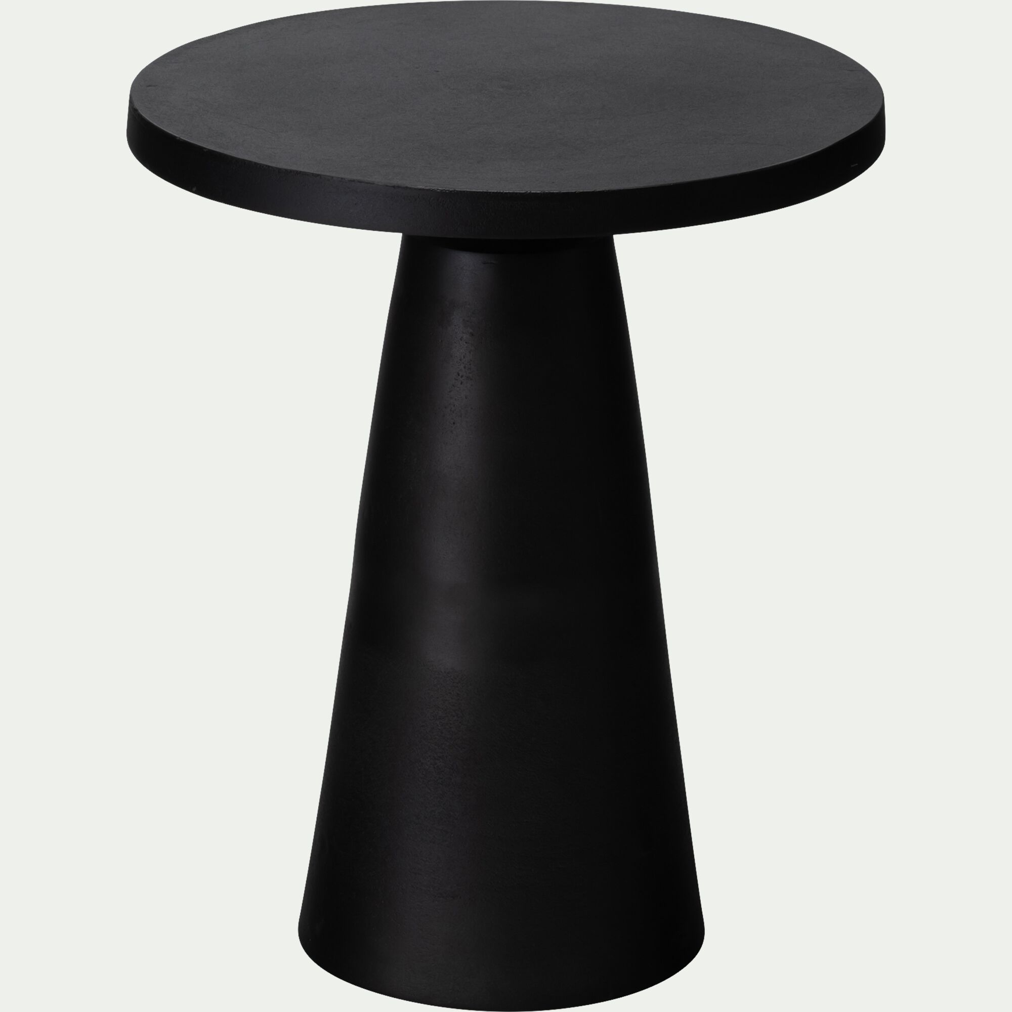 JAMUI - Bout de canapé en aluminium - noir D51xH60cm