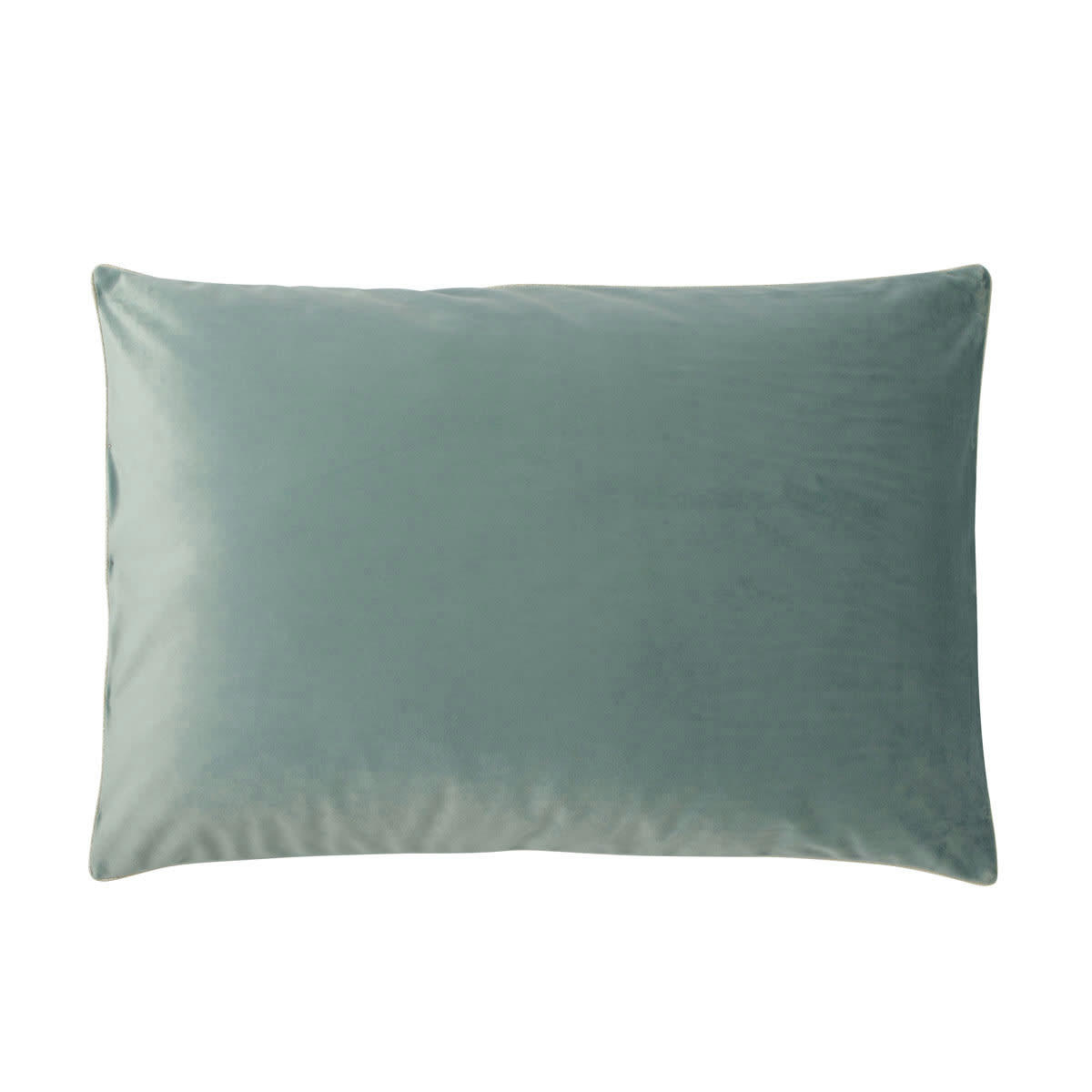 GATSBY - Housse de coussin uni en velour vert forêt 40x60