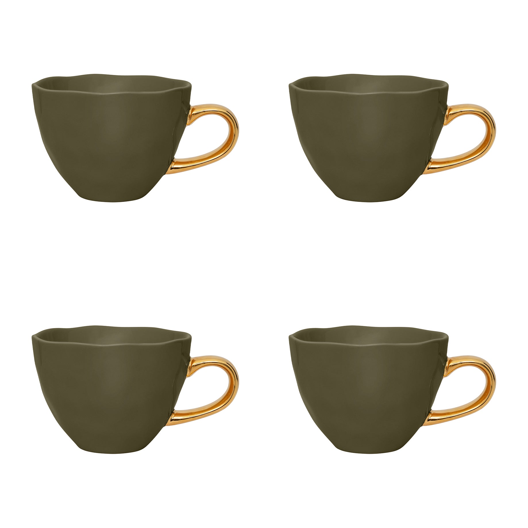 Urban Nature Culture Good Morning Cappuccino / Theekop - Donkergroen -