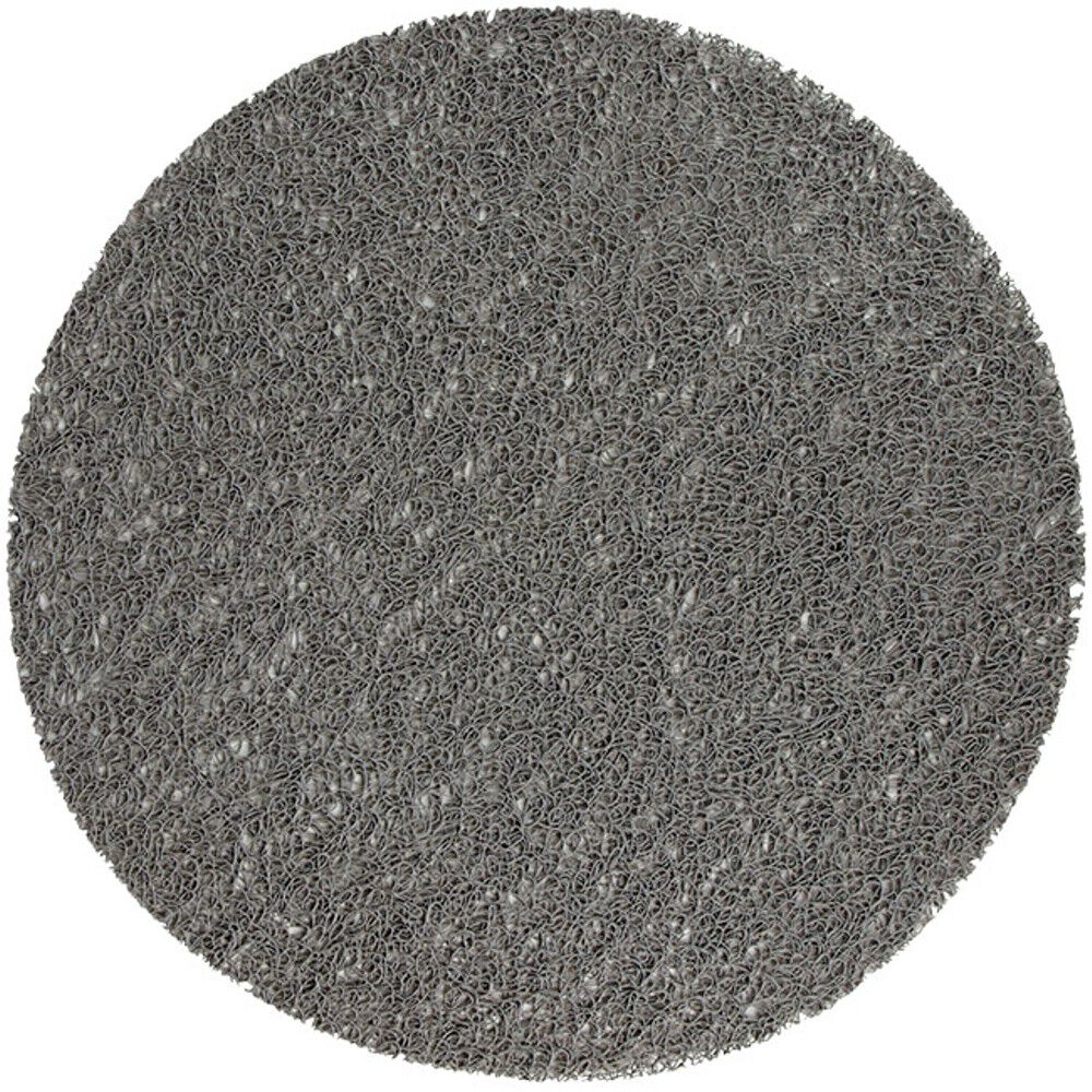 Set de table rond pvc effet spaghetti gris uni Ø38 cm
