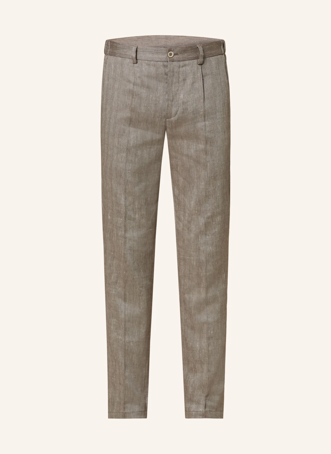 PAUL Anzughose Slim Fit mit Leinen