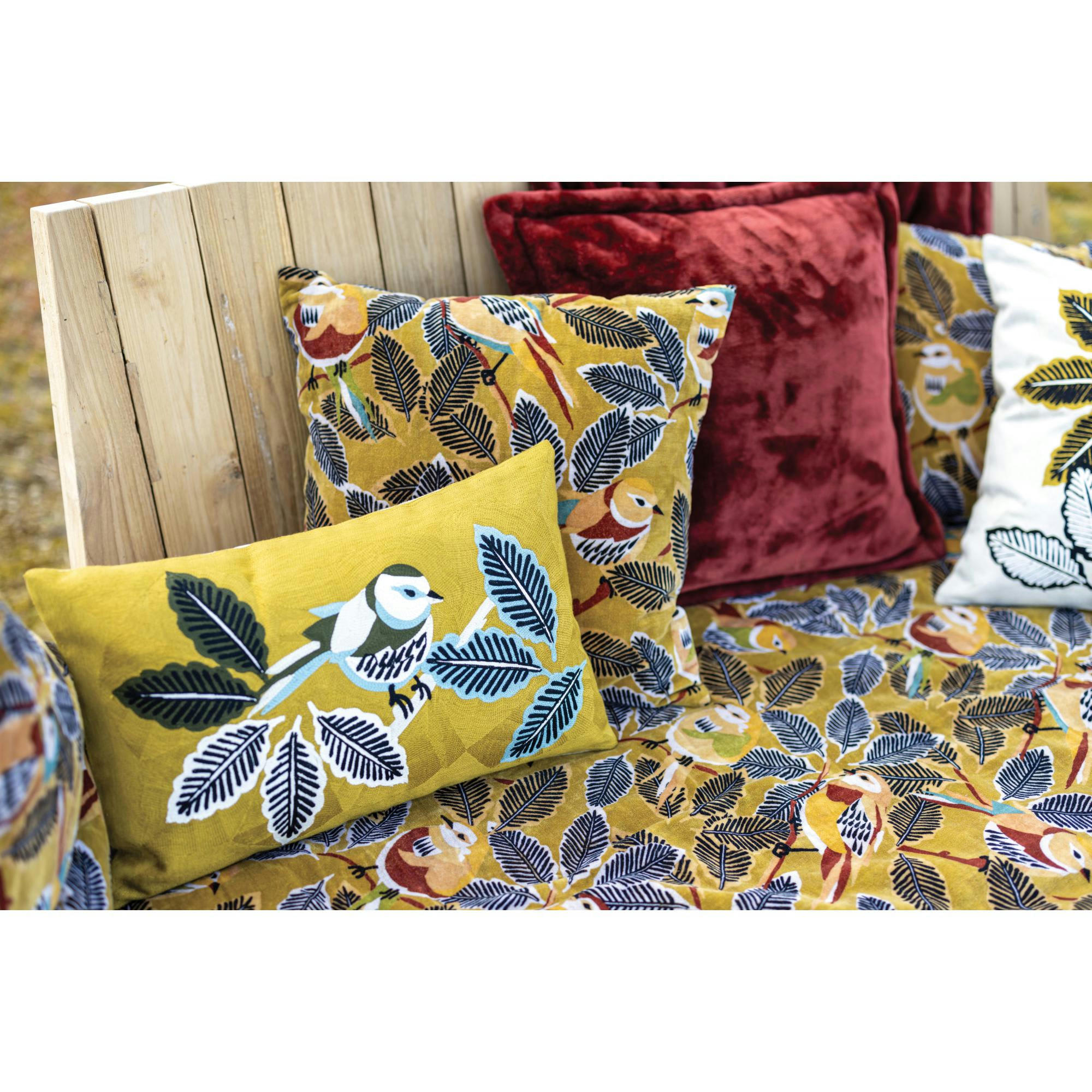 ZAZU VELOURS - Plaid  en coton gold 135 x 200