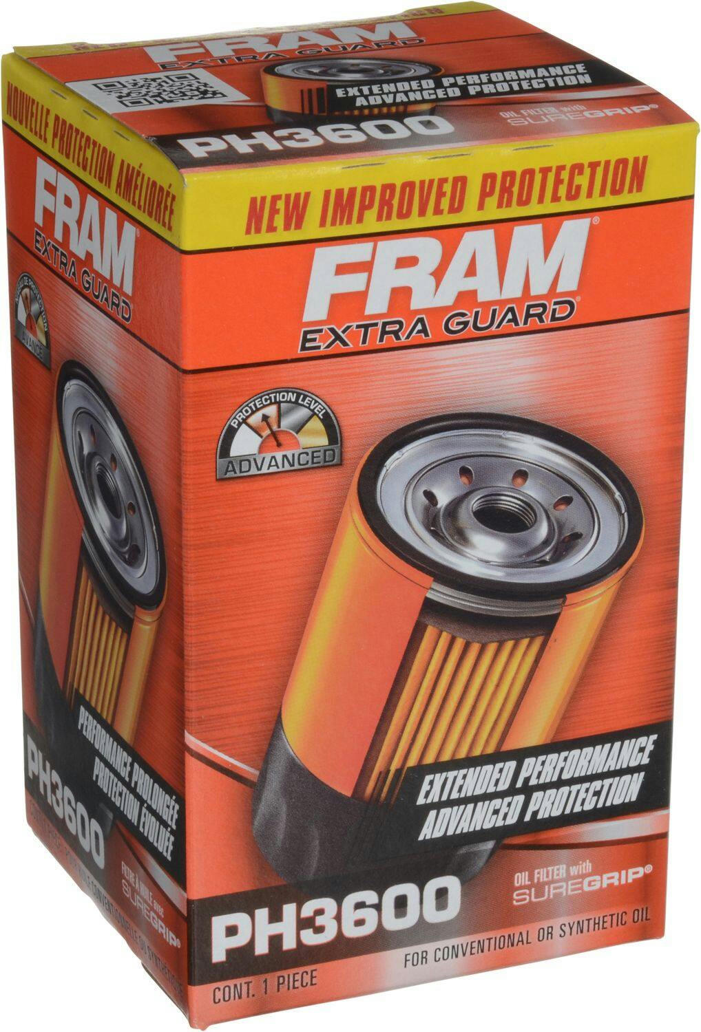 FRAM PH3600 Extra Guard Oil Filter