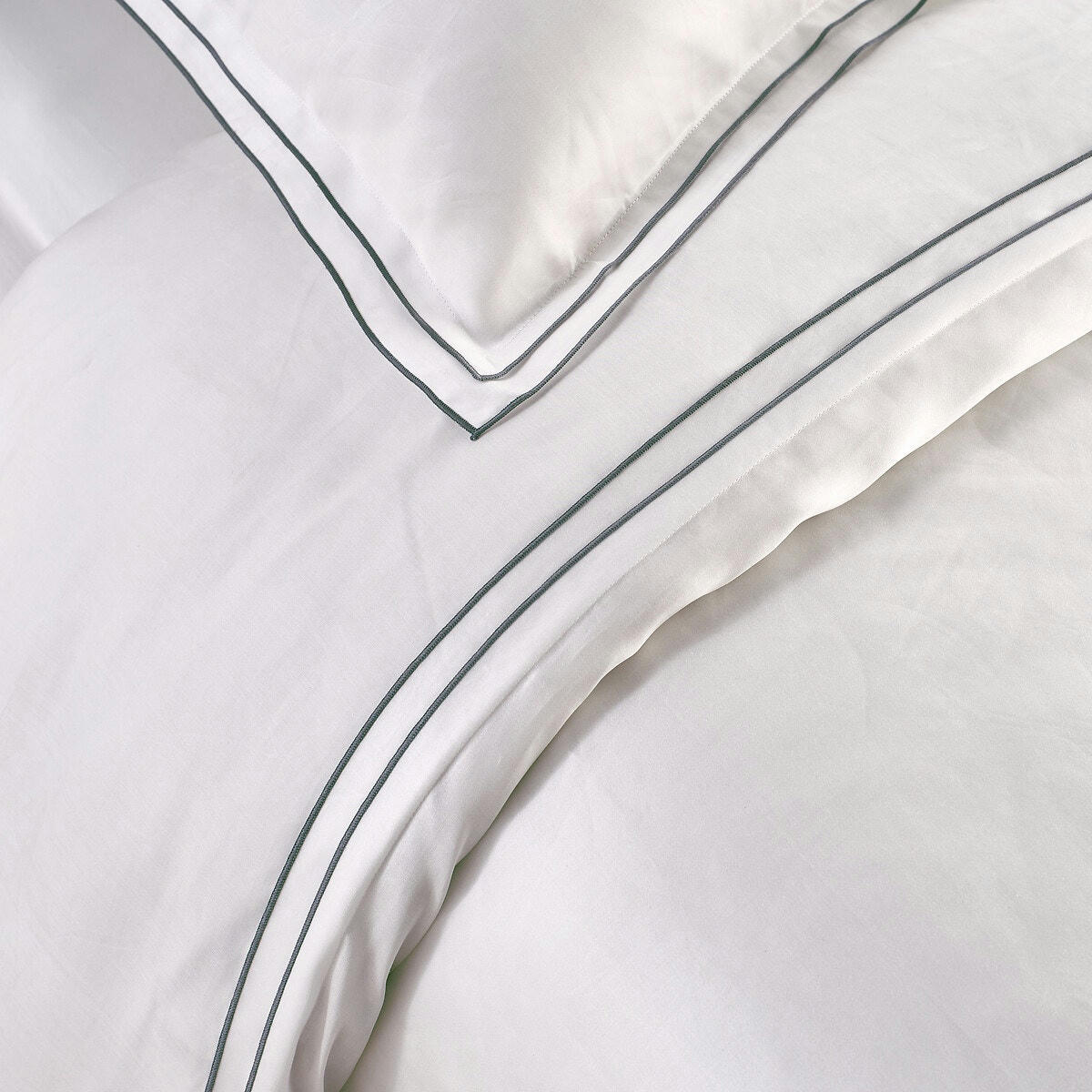 Housse de couette en satin de coton bio, Tucci