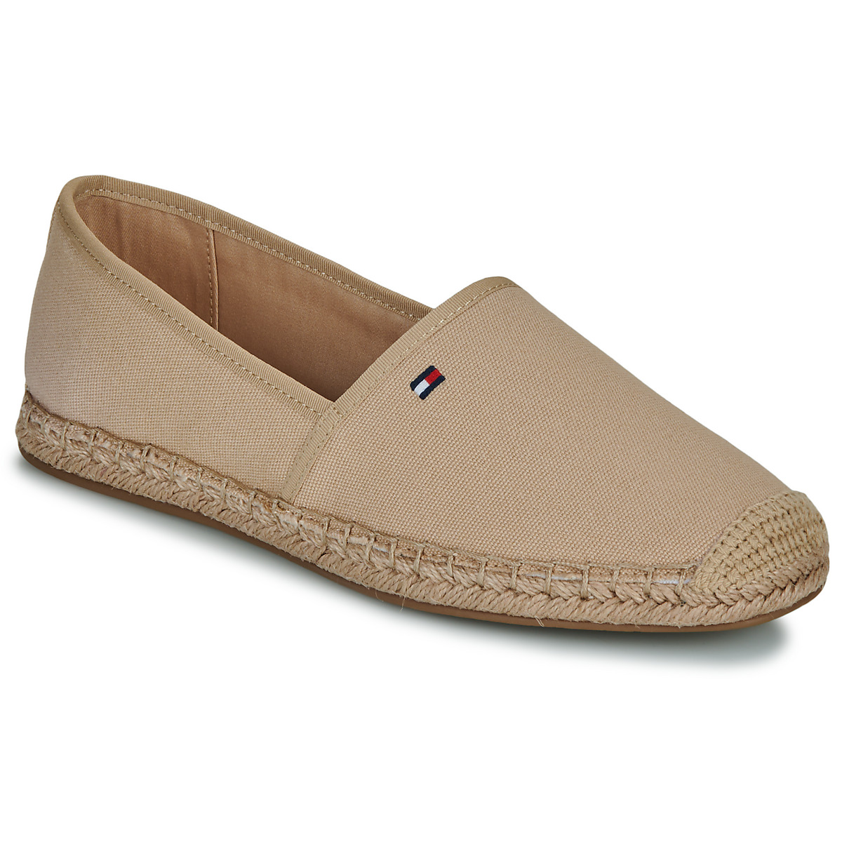 Tommy Hilfiger - FLAG CANVAS ESPADRILLE - Beige
