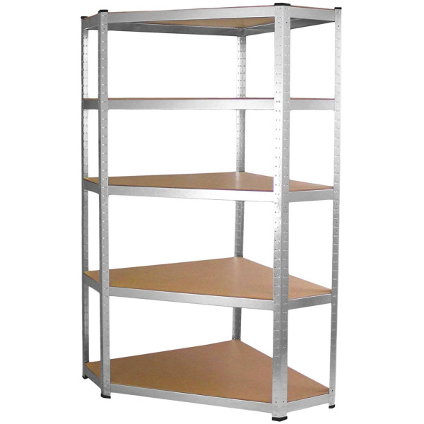 Regał magazynowy narożny metalowy GC9040 MDF 875kg