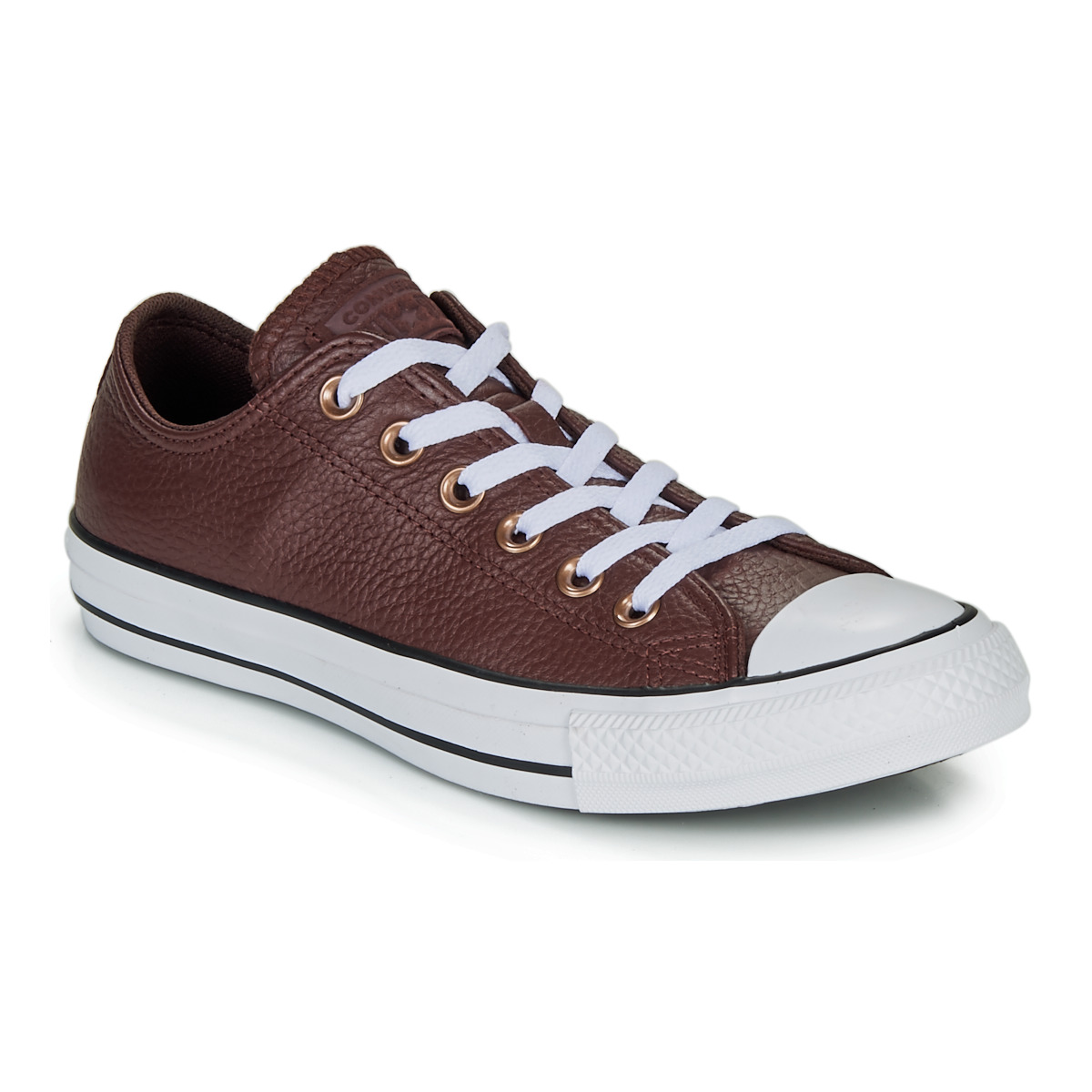 Converse - CHUCK TAYLOR ALL STAR LEATHER - OX - Burgundy