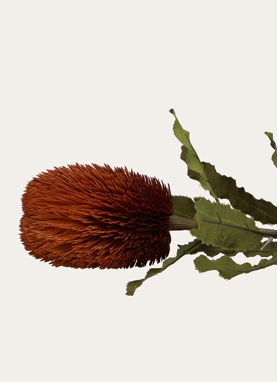 FLEUR ARTIFICIELLE BANKSIA ORANGE